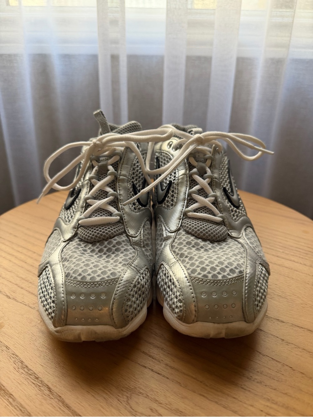 Nike Air Zoom Spiridon Cage 2 Metallic Silver Gray Men’s 11 EU 45 - Picture 2 of 8